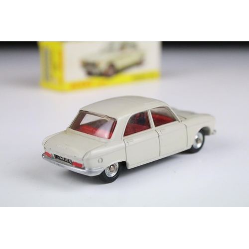 1366 - Two boxed French Dinky diecast models to include 510 Peugeot 204 in white with red interior (vg with... 