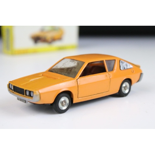 1369 - Boxed French Dinky 011451 Renault 17 TS diecast model in orange, vg