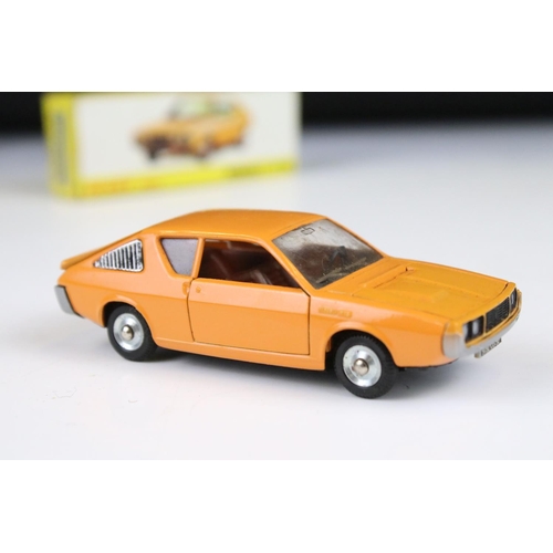 1369 - Boxed French Dinky 011451 Renault 17 TS diecast model in orange, vg