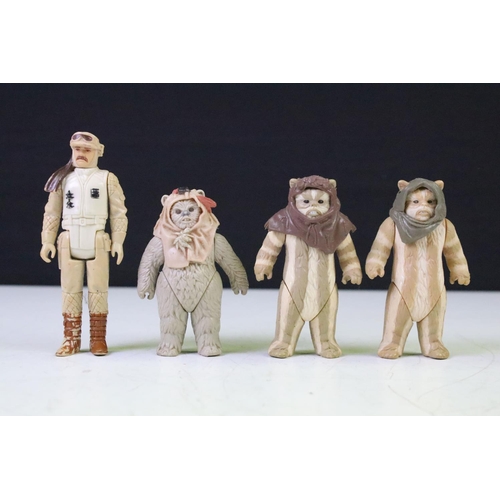 1526 - Star Wars - Four original Star Wars figures to include 1 x Original Last 17 figure featuring Warok w... 