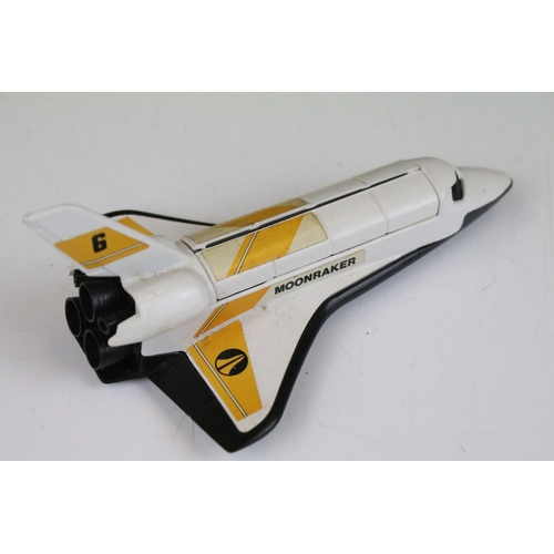 1370 - Boxed Corgi 649 James Bond 007 Moonraker Space Shuttle diecast model with separate satellite diecast... 