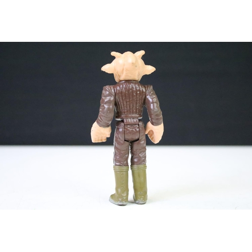 1527 - Star Wars - Six play worn original Star Wars figures to include Tusken Raider, Ugnaught, Emperor's R... 