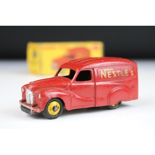 1377 - Three boxed Dinky diecast models to include 471 Austin Van Nestles, 481 Bedford 10 CWT Van Ovaltine ... 