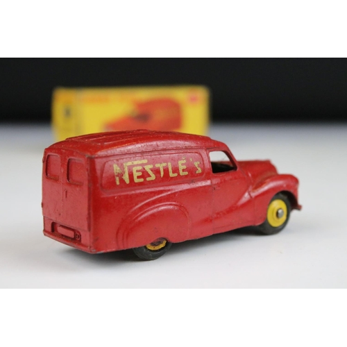 1377 - Three boxed Dinky diecast models to include 471 Austin Van Nestles, 481 Bedford 10 CWT Van Ovaltine ... 