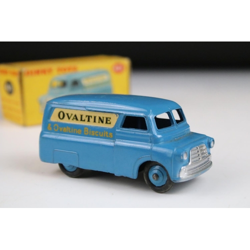 1377 - Three boxed Dinky diecast models to include 471 Austin Van Nestles, 481 Bedford 10 CWT Van Ovaltine ... 