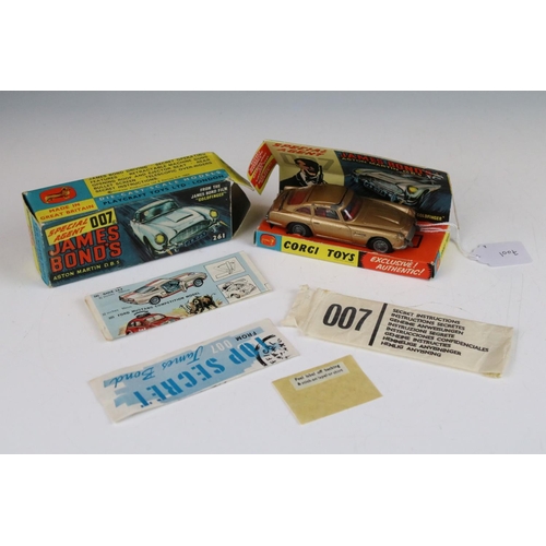 1379 - Two boxed Corgi TV related diecast models to include 261 James Bond 007 Aston Martin DB5 with ejecto... 