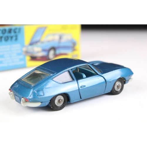 1380 - Four boxed Corgi diecast models to include 275 Rover 2000 TC in metallic green (diecast gd, box fair... 