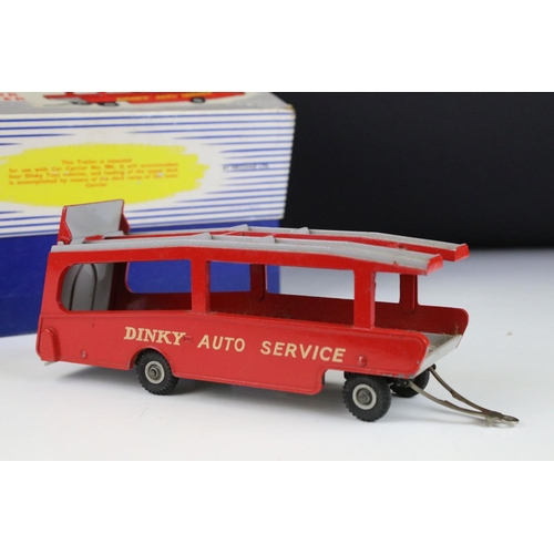 1383 - Two boxed Dinky Supertoys diecast models to include 984 Car Carrier and 985 Trailer for Car Carrier,... 