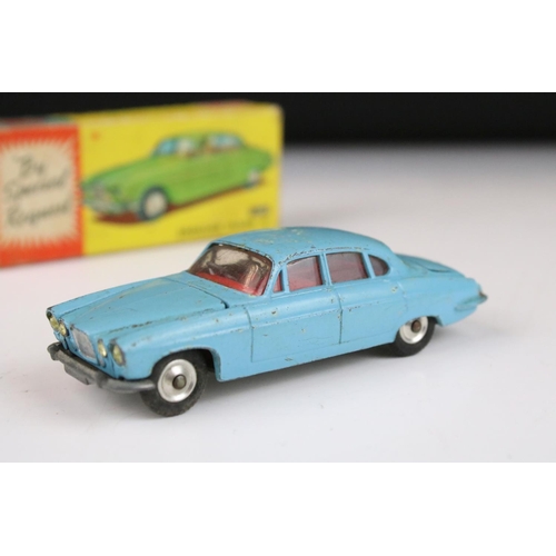 1384 - Two boxed Corgi diecast models to include 450 Austin Mini Van in green (paint chips but gd overall, ... 