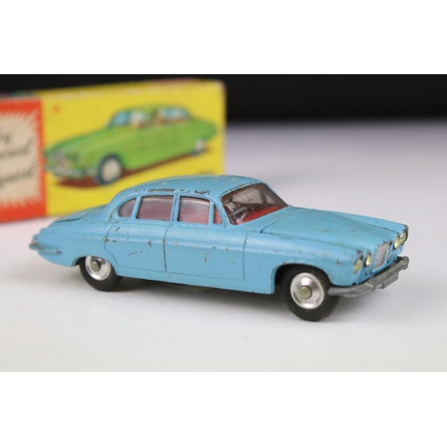 1384 - Two boxed Corgi diecast models to include 450 Austin Mini Van in green (paint chips but gd overall, ... 