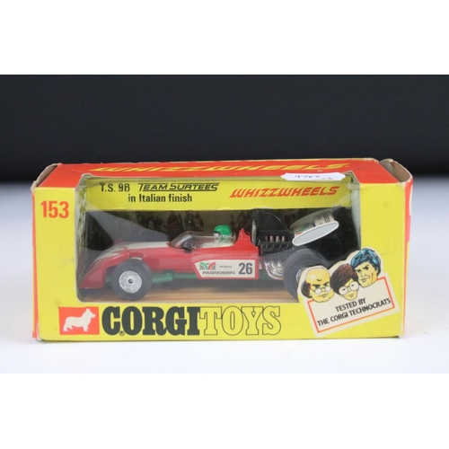 1387 - Three boxed racing car diecast models / sets to include Corgi Gift Set 29 - Duckhams Formula 1 Surte... 