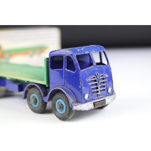 1388 - Three boxed Dinky Supertoys diecast models to include 902 Foden Flat Truck in blue cab & chassis wit... 