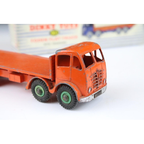 1388 - Three boxed Dinky Supertoys diecast models to include 902 Foden Flat Truck in blue cab & chassis wit... 