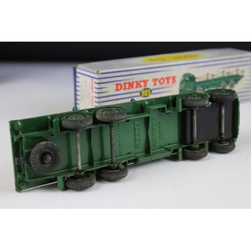 1388 - Three boxed Dinky Supertoys diecast models to include 902 Foden Flat Truck in blue cab & chassis wit... 