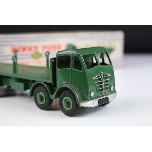 1388 - Three boxed Dinky Supertoys diecast models to include 902 Foden Flat Truck in blue cab & chassis wit... 