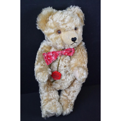 377 - Collection of four Hermann teddy bears to include Trad Bear with COA 1623/3000, Snowy in Blue Cardig... 