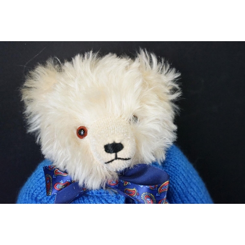 377 - Collection of four Hermann teddy bears to include Trad Bear with COA 1623/3000, Snowy in Blue Cardig... 