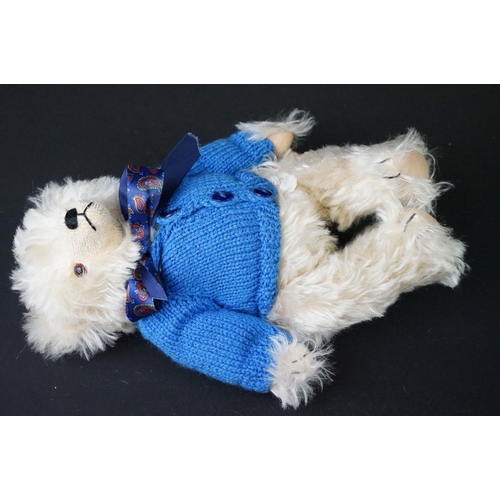 377 - Collection of four Hermann teddy bears to include Trad Bear with COA 1623/3000, Snowy in Blue Cardig... 