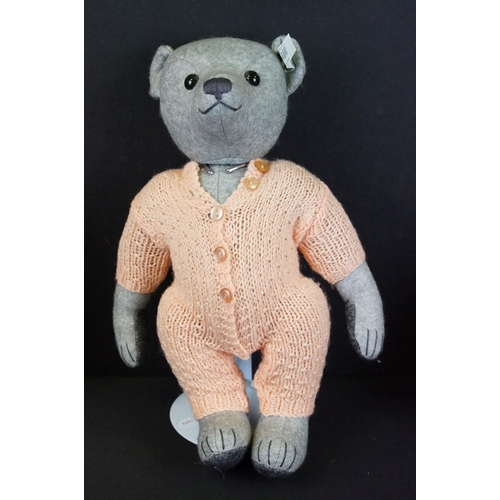 380 - Seven Steiff teddy bears to include 035418 Filzteddybar (ltd edn of 2000, white label to ear), 11147... 