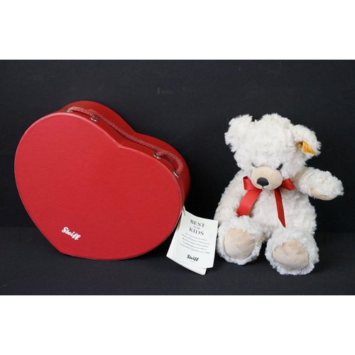 380 - Seven Steiff teddy bears to include 035418 Filzteddybar (ltd edn of 2000, white label to ear), 11147... 