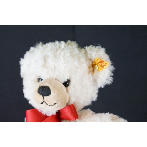 380 - Seven Steiff teddy bears to include 035418 Filzteddybar (ltd edn of 2000, white label to ear), 11147... 