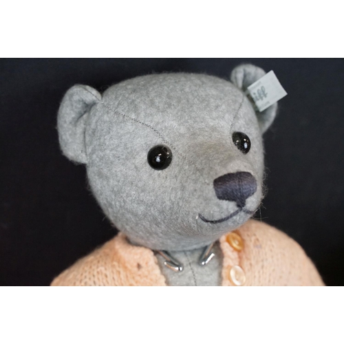 380 - Seven Steiff teddy bears to include 035418 Filzteddybar (ltd edn of 2000, white label to ear), 11147... 