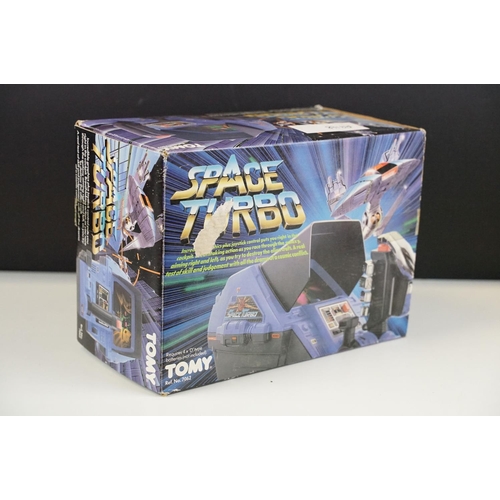 1523 - Retro Gaming - A boxed Tomy Space Turbo electronic game (no. 7062), plus a Konami CCI Frogger handhe... 