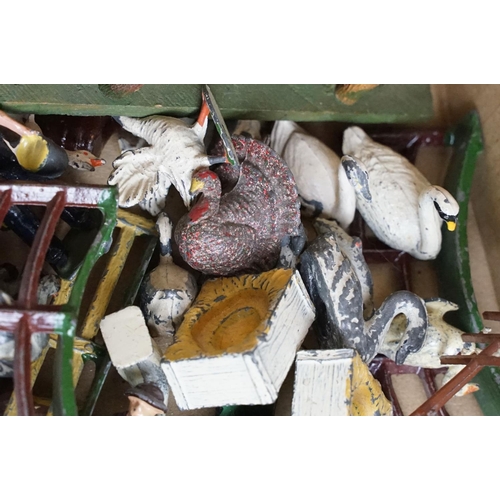 320 - Collection of various Mid 20th C farm animals and farming related items to include mainly Britains a... 