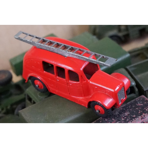 1278 - Over 30 mid 20th C play worn diecast models to include mainly Dinky examples, featuring Dinky 131 Ca... 