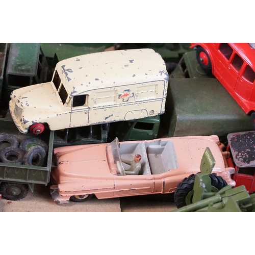 1278 - Over 30 mid 20th C play worn diecast models to include mainly Dinky examples, featuring Dinky 131 Ca... 