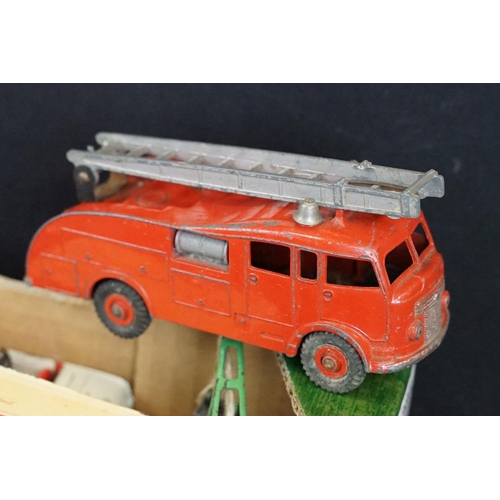 1322 - 38 Mid 20th C play worn diecast & tin plate models to include Corgi, Dinky and Triang featuring Corg... 