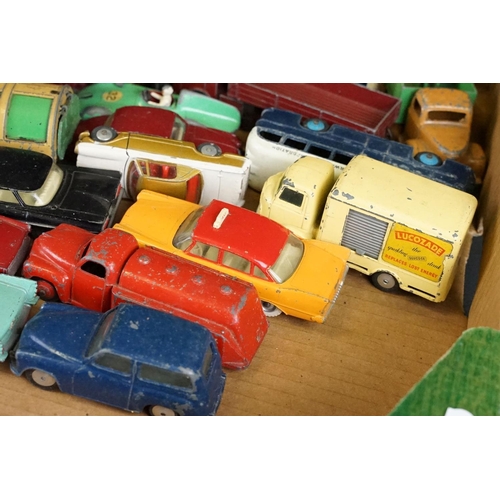 1322 - 38 Mid 20th C play worn diecast & tin plate models to include Corgi, Dinky and Triang featuring Corg... 