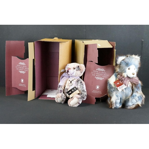 350 - Two Charlie Bears from the 'Plush Collection', exclusively designed by Isabelle Lee, to include Dilb... 