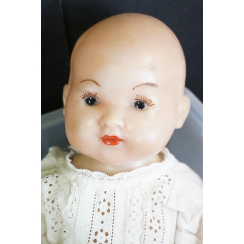 384 - Collection of various plastic dolls and accessories to include Baby One Doll, wind up mechanism exam... 