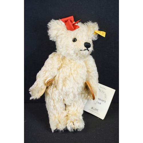 391 - Steiff - Collection of seven Steiff Danbury Mint teddy bears to include 654596 Monday's Bear Fair Of... 