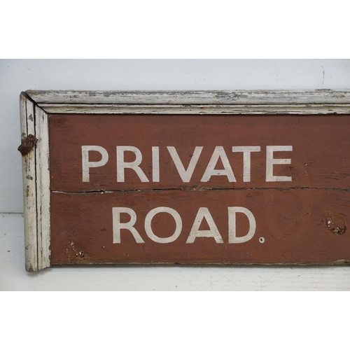 111 - Wooden railway sign from Portishead railway station, approx 188cm wide