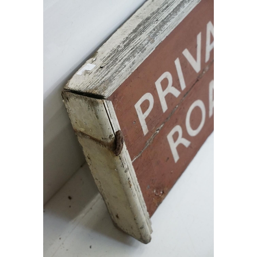 111 - Wooden railway sign from Portishead railway station, approx 188cm wide