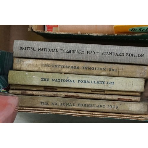 369 - Quantity of medical / pharmaceutical collectables to include British National Formulary books, clamp... 