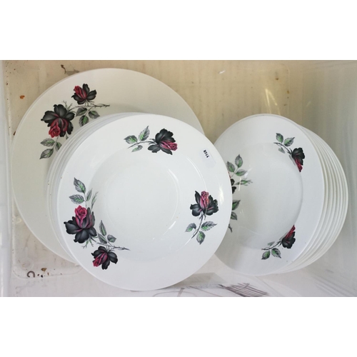 47 - Royal Albert 'Masquerade' pattern dinner service to include 19 dinner plates, 3 serving dishes, 4 si... 