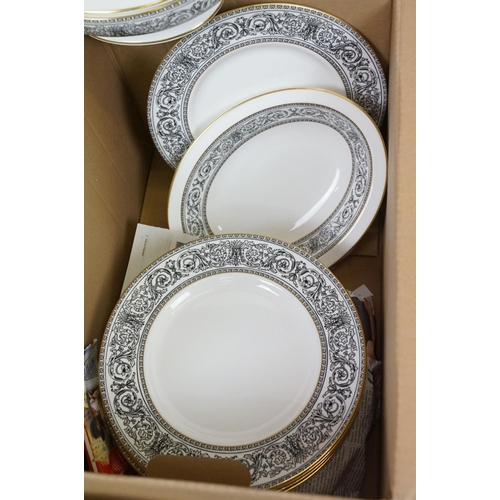 88 - Royal Doulton 'Baronet' pattern dinner service, pattern no. H4999, to include tureens, dinner plates... 