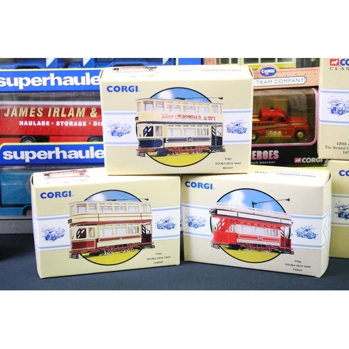 1240 - Collection of 19 boxed Corgi diecast models to include 3 x Corgi Superhaulers featuring TY86609 ECM ... 