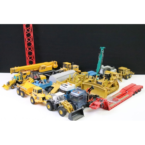 1247 - Collection of unboxed construction diecast models to include Norscot Caterpillar CAT D11R Bulldozer ... 