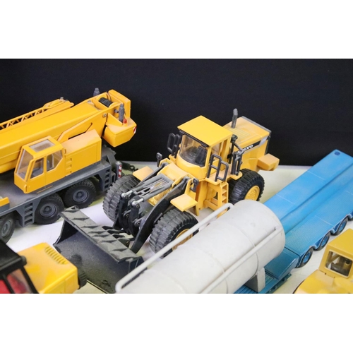 1247 - Collection of unboxed construction diecast models to include Norscot Caterpillar CAT D11R Bulldozer ... 