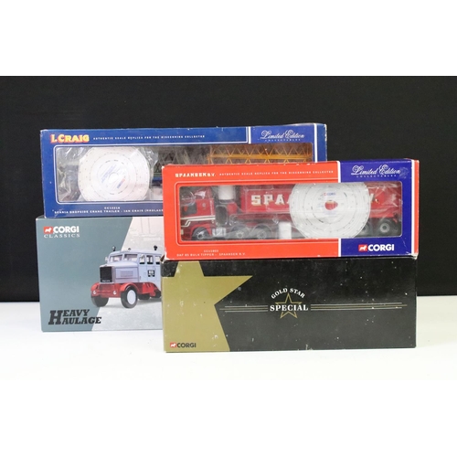 1249 - Collection of four boxed Corgi haulage diecast models to include 2 x ltd edn Collectables models fea... 