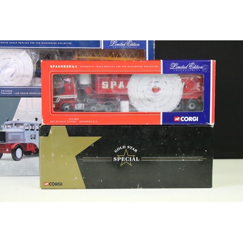 1249 - Collection of four boxed Corgi haulage diecast models to include 2 x ltd edn Collectables models fea... 