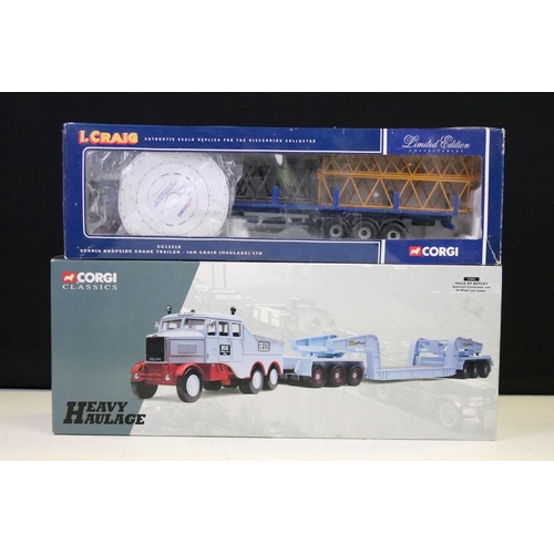 1249 - Collection of four boxed Corgi haulage diecast models to include 2 x ltd edn Collectables models fea... 