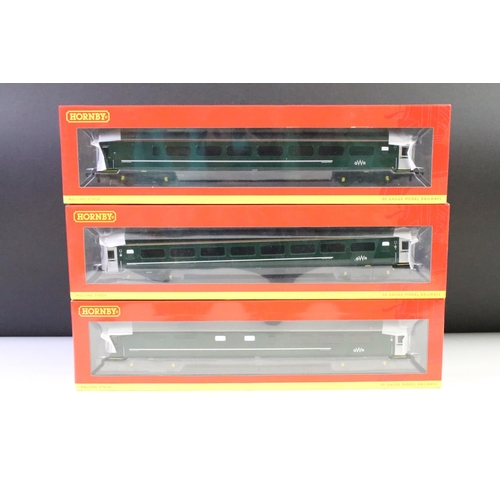 170 - Pair of Hornby OO gauge GWR Power Cars 43005 & 43016 plus 5 x boxed Hornby OO gauge GWR coaches to i... 