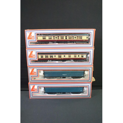 174 - 21 Boxed OO gauge items of rolling stock to include 16 x Hornby and 5 x Lima examples, all coaches t... 