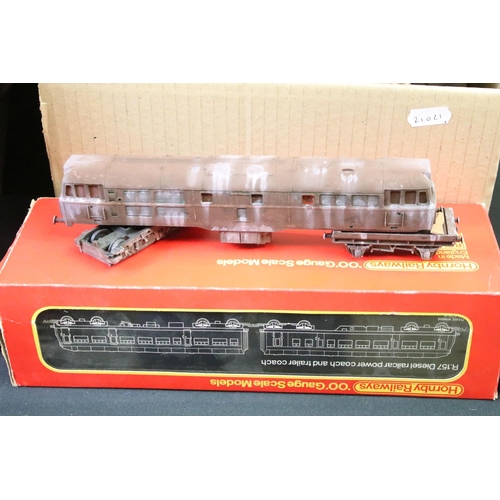 177 - Collection of boxed OO gauge model railway to include Hornby R157 Diesel Railcar Power and Trailing ... 