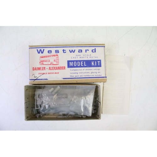 192 - Collection of metal and plastic kit models, accessories and vehicles to include boxed Westward 4mm c... 